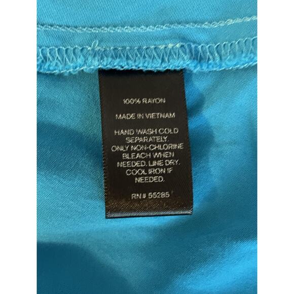 Express Dress Womens L Babydoll Coquette Smocked Spaghetti Strap Skater Y2k - Picture 6 of 10